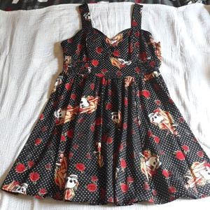 Pin-up inspired tattoo dress